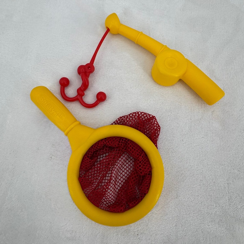 Safety 1st Fishing Pole & Mesh Net Water Playset - Bath/Water Table Toy Toddler